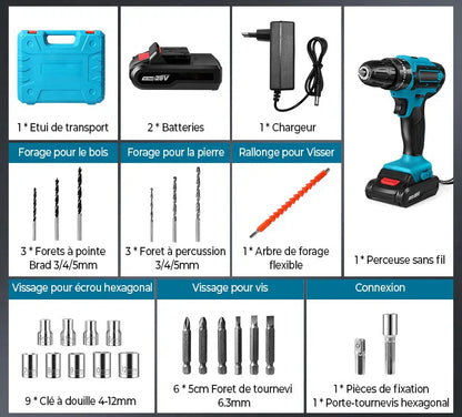 Taladro inalámbrico Makita®