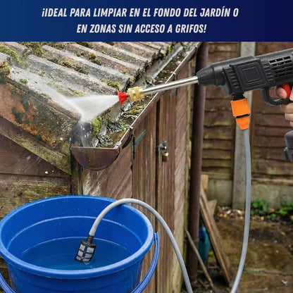 PowerSpray® -  Hidrolimpiadora sin cables + 12 accesorios incluidos