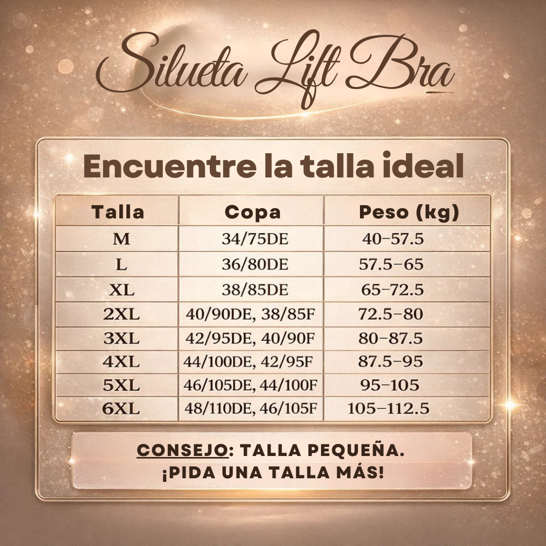 Silueta Lift® - 3x1 Bra Push-up sin costuras
