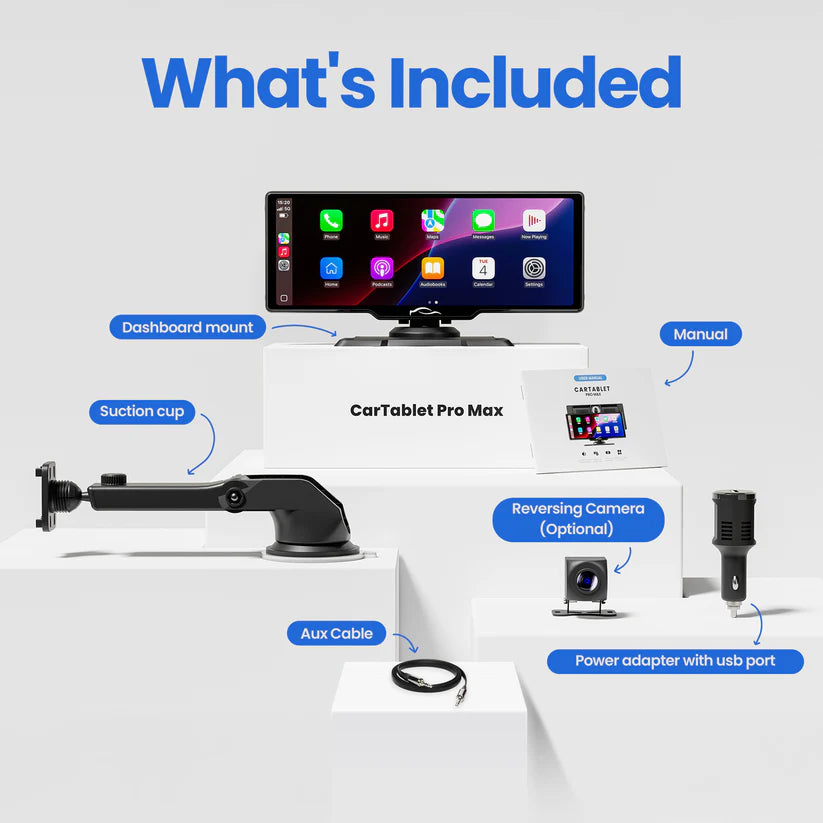 CarConnect Pro® - 4K Wireless Smart Screen (Apple CarPlay & Android Auto)