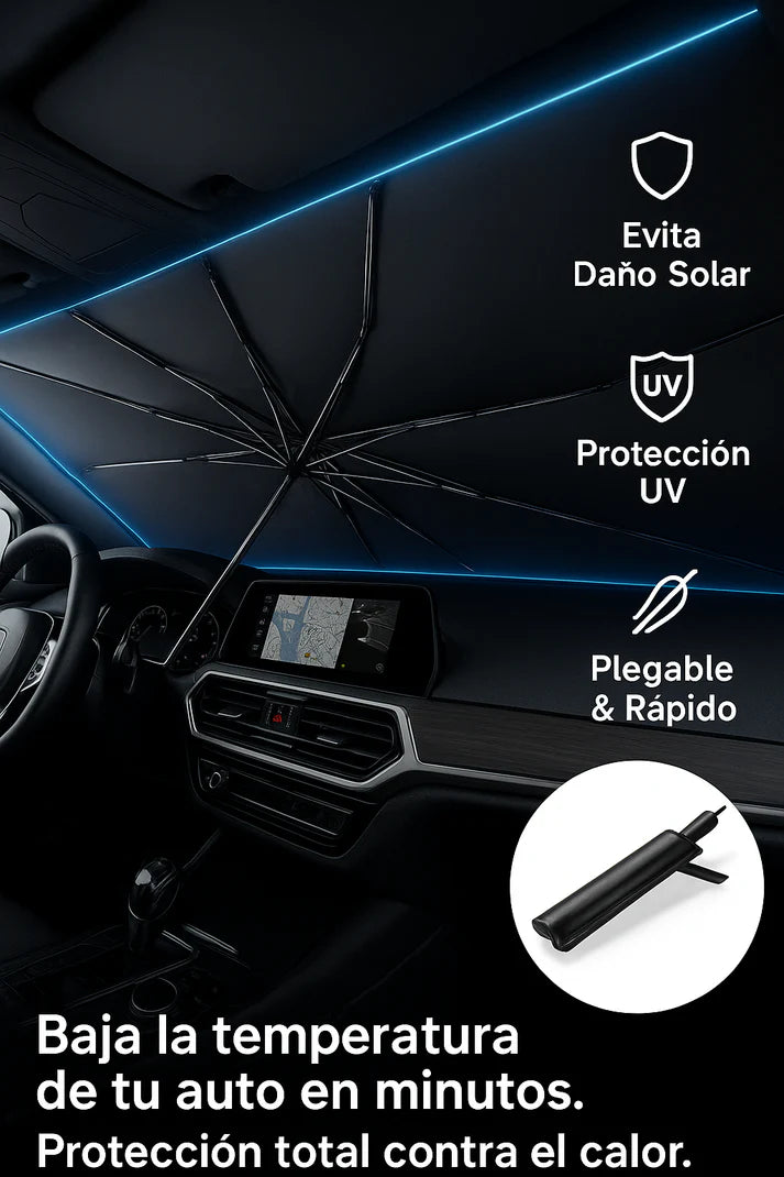 Parasolix® - Sombrilla Parasol Universal  para el Coche