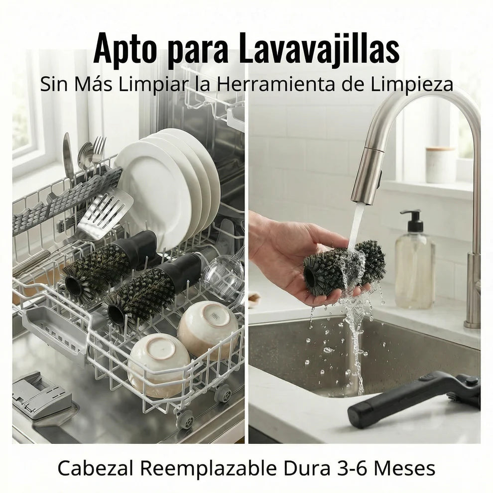 ParrillaBrilla® - Limpiador de Parrilla Eléctrico y Sin cables