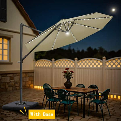Parasolèa® - Sombrilla Solar Orientable con Luces LED