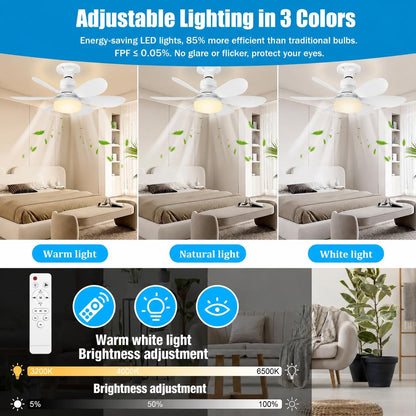 LuminAir® - Ceiling Fan with Adjustable LED Light