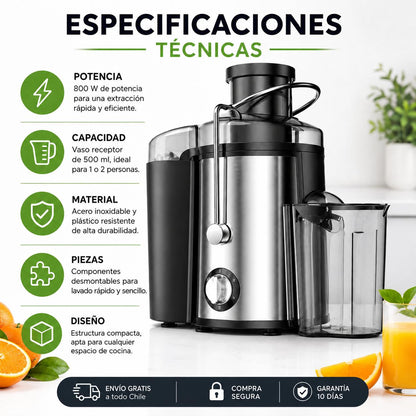 ZumoMax Pro® - Jugo Fresco y Natural en menos de 1 minuto